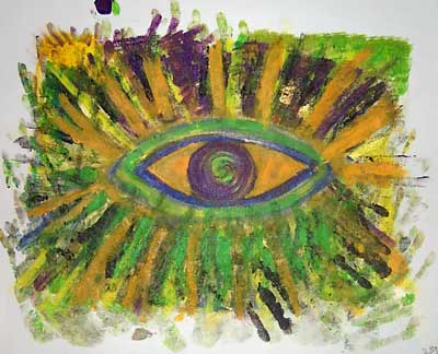 Eye-Study - Acrylic Painting