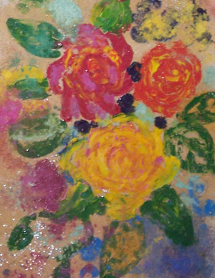Flowers 07 - Acrylic Painting